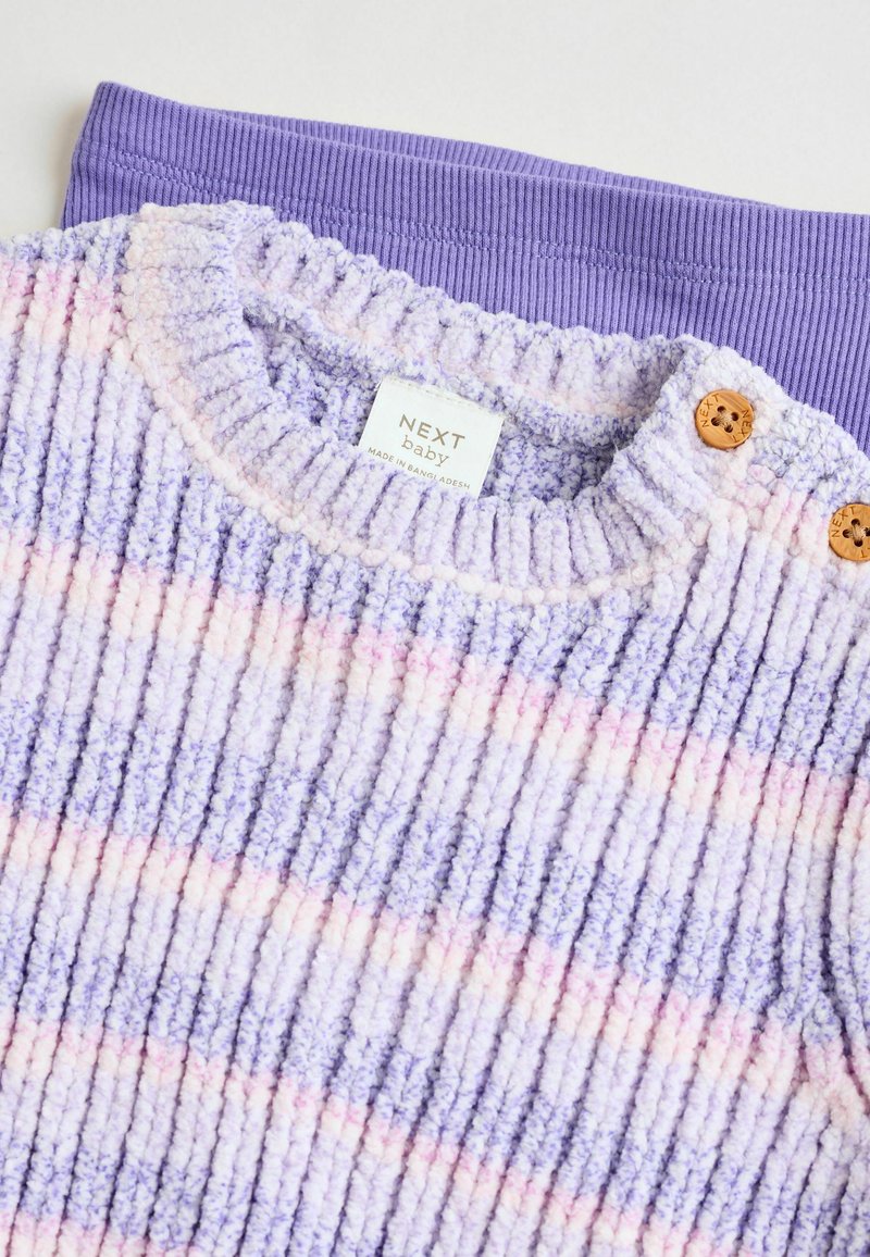 Next purple space Dye chenille jumper