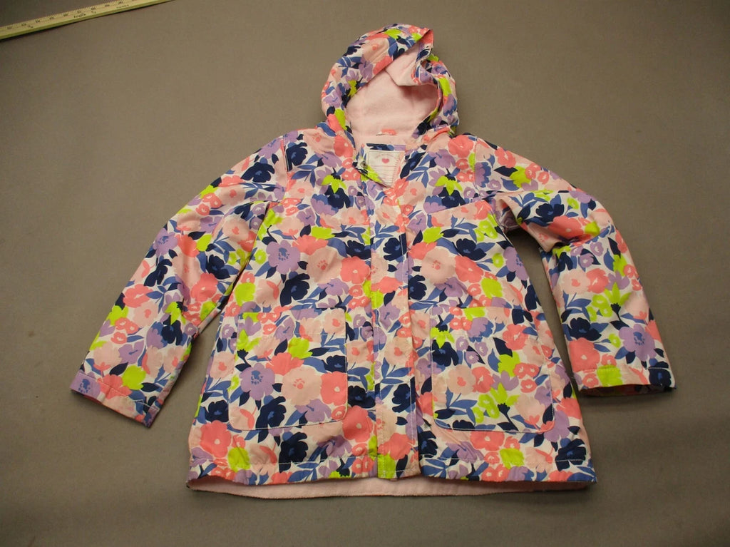 CARTER' Girls Multicolor Full  Snap Pocket Insulated Jacket