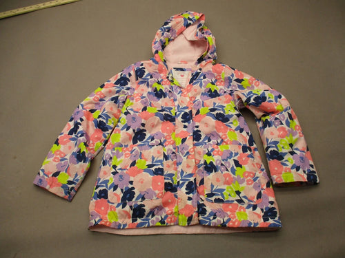 CARTER' Girls Multicolor Full  Snap Pocket Insulated Jacket