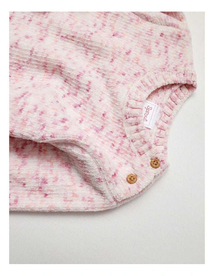 Chenille Knit Jumper in Bone