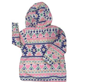 Corta Vento Rosa Estampado Carter`s