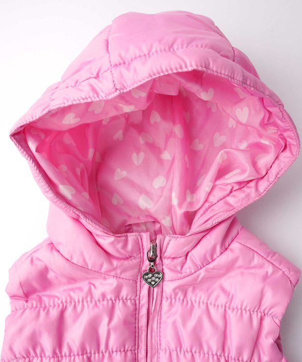 SOUTHBLUE Hooded Basic Girl Down Vest
