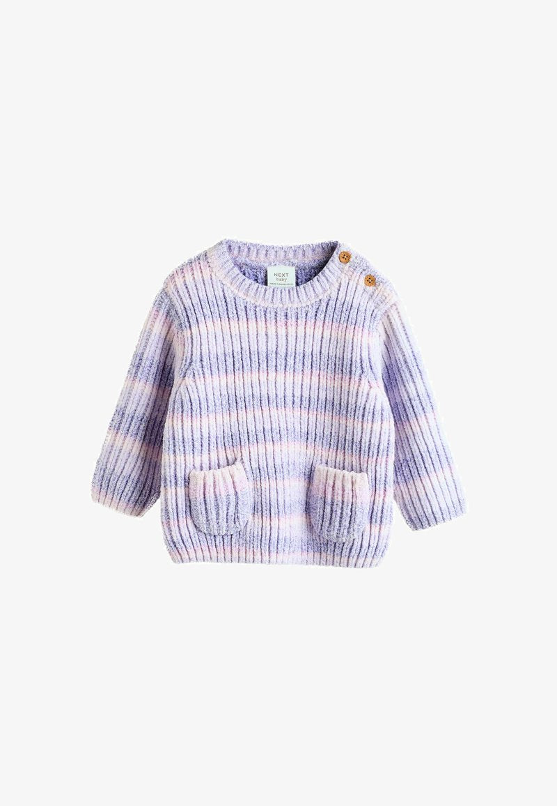 Next purple space Dye chenille jumper
