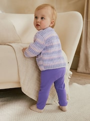 Next purple space Dye chenille jumper