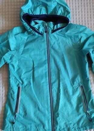 The North Face Aqua color Womens Waterproof Hooded Rain Jacket