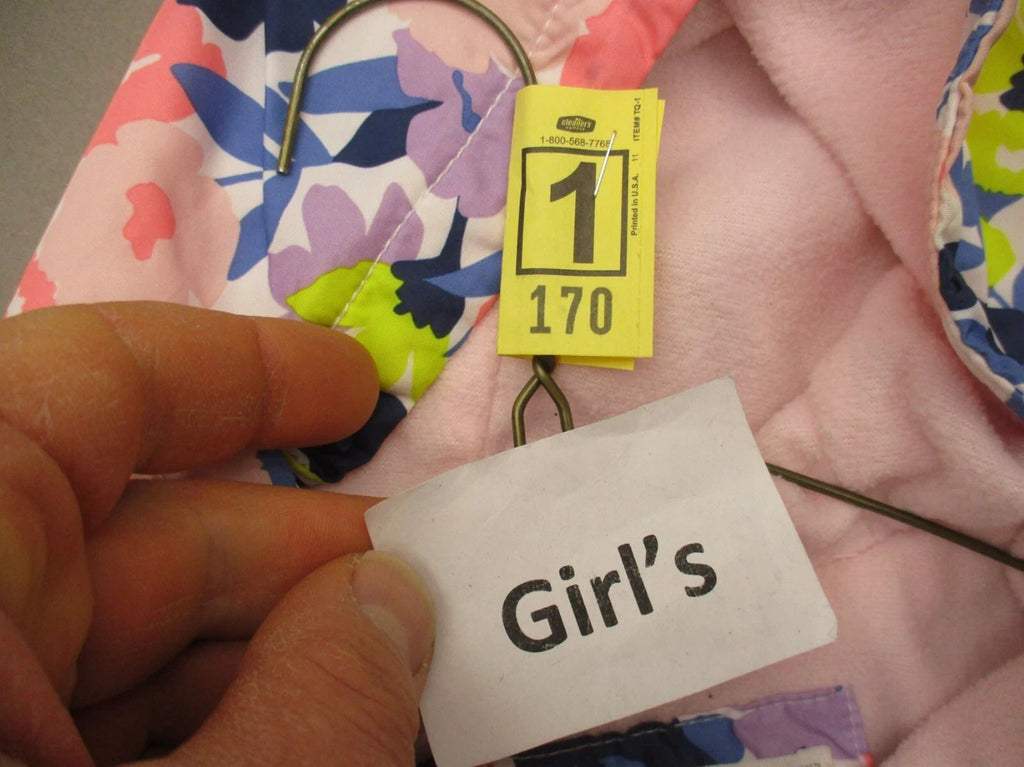 CARTER' Girls Multicolor Full  Snap Pocket Insulated Jacket