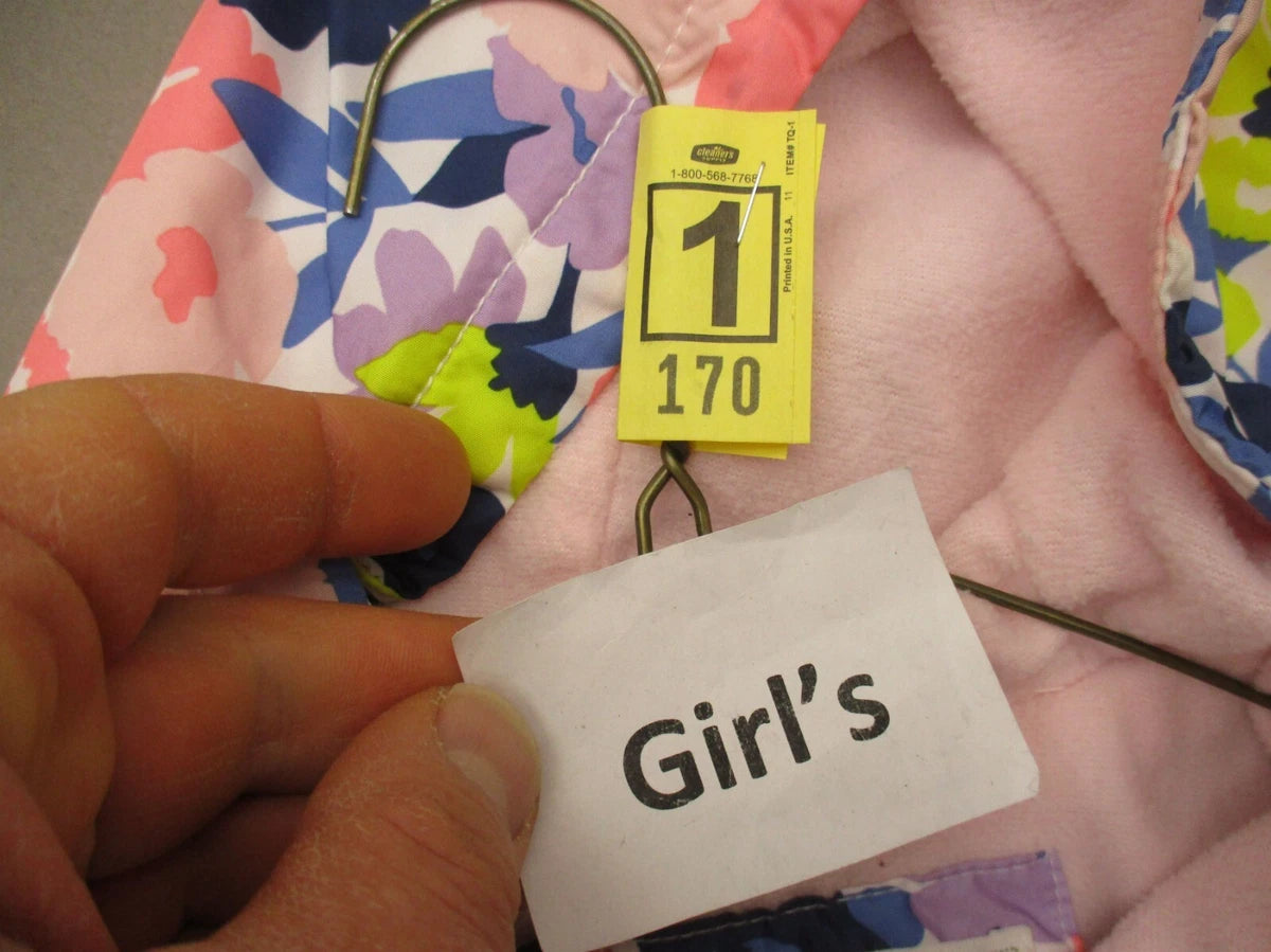 CARTER' Girls Multicolor Full  Snap Pocket Insulated Jacket